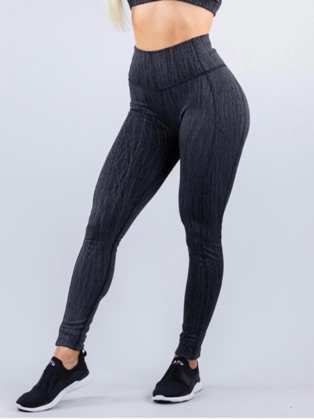 Buffbunny Compression Leggings High Waist Gray XS